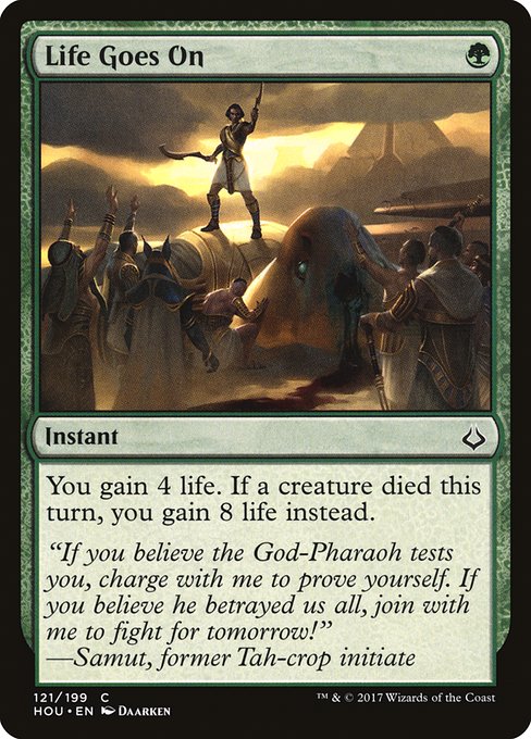 Hour of Devastation - 121 - Life Goes On - Common - G - Non-foil