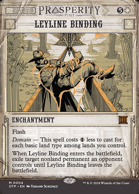 Breaking News - 4 - Leyline Binding - Mythic - W - Non-foil