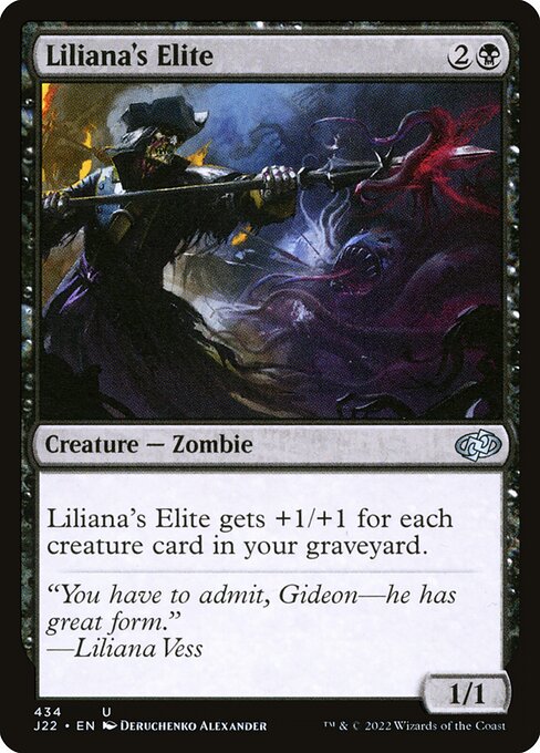 Jumpstart 2022 - 434 - Liliana's Elite - Uncommon - B - Non-foil