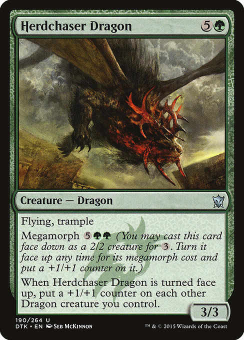 Dragons of Tarkir - 190 - Herdchaser Dragon - Uncommon - G - Non-foil