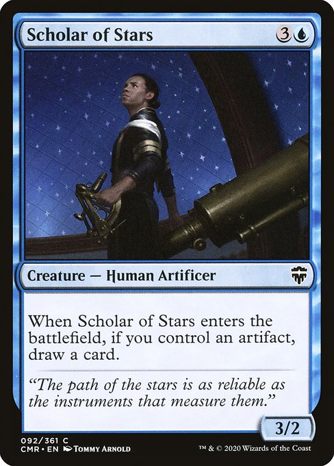 Commander Legends - 92 - Scholar of Stars - Common - U - Non-foil