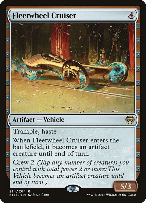 Kaladesh - 214 - Fleetwheel Cruiser - Rare - C - Non-foil