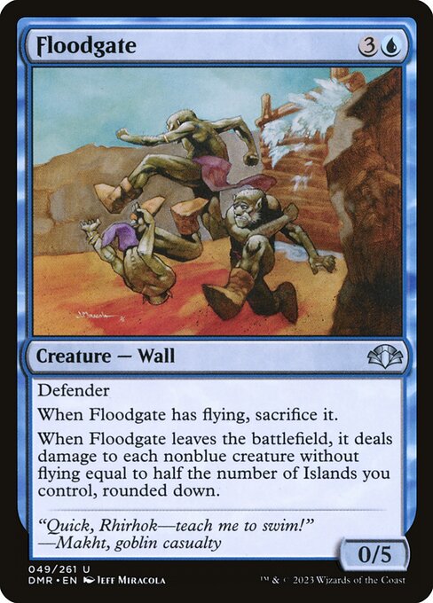 Dominaria Remastered - 49 - Floodgate - Uncommon - U - Non-foil