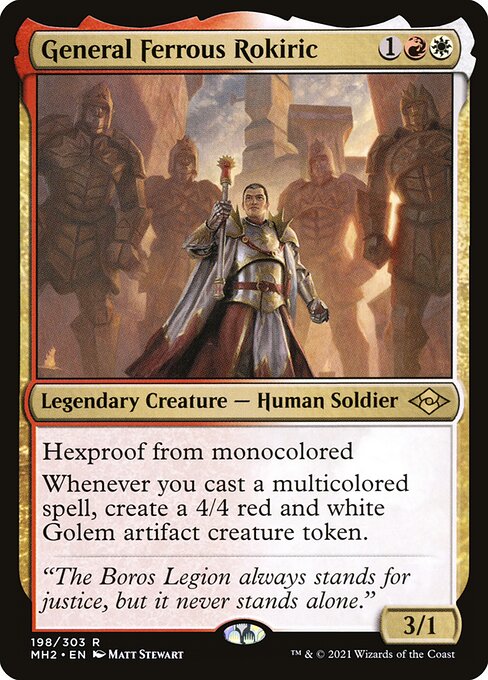 Modern Horizons 2 - 198 - General Ferrous Rokiric - Rare - WR - Non-foil