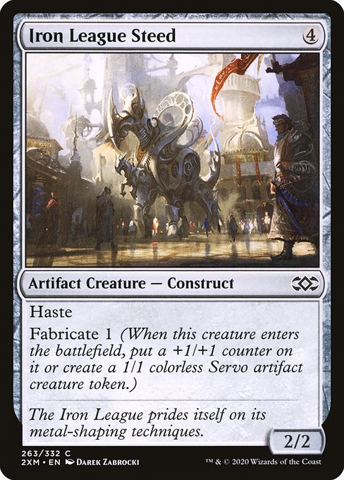 Double Masters - 263 - Iron League Steed - Common - C - Foil