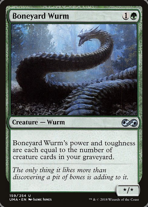 Ultimate Masters - 159 - Boneyard Wurm - Uncommon - G - Non-foil