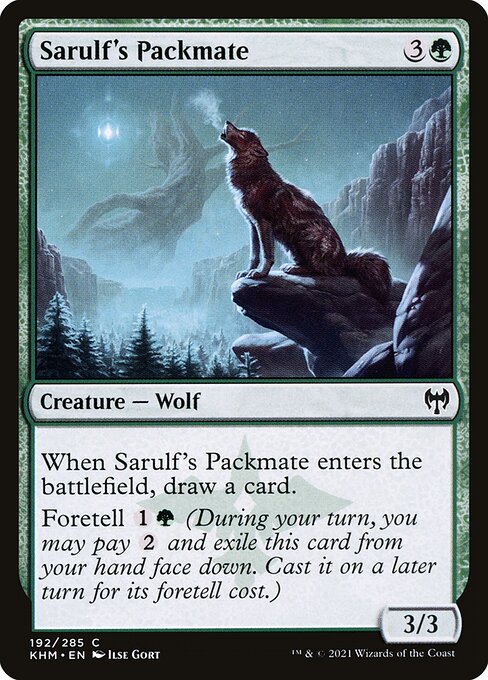 Kaldheim - 192 - Sarulf's Packmate - Common - G - Non-foil