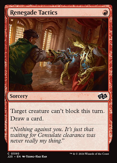 Foundations Jumpstart - 590 - Renegade Tactics - Common - R - Non-foil