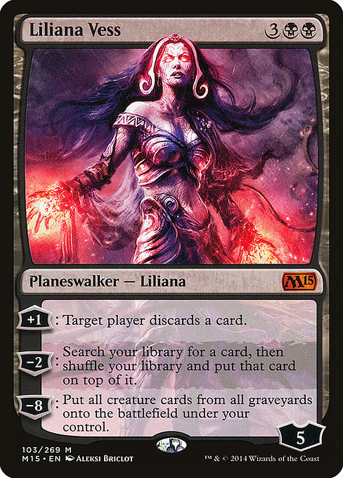 Magic 2015 - 103 - Liliana Vess - Mythic - B - Non-foil
