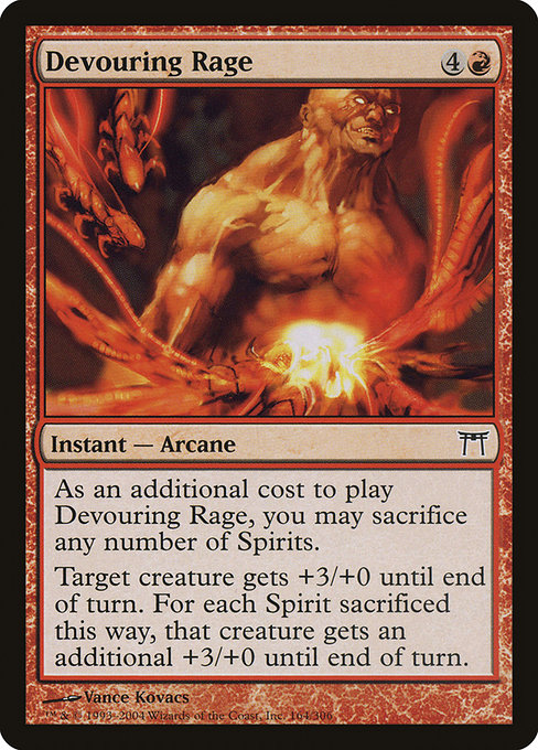 Champions of Kamigawa - 164 - Devouring Rage - Common - R - Non-foil