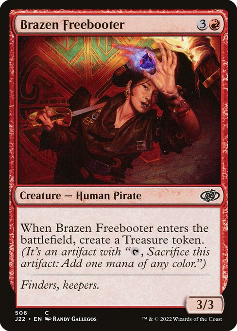 Jumpstart 2022 - 506 - Brazen Freebooter - Common - R - Non-foil