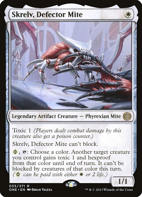 Phyrexia: All Will Be One - 33 - Skrelv, Defector Mite - Rare - W - Non-foil