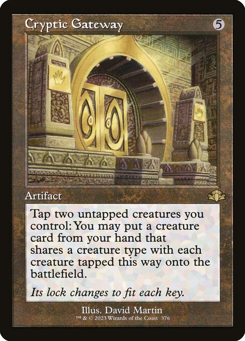 Dominaria Remastered - 376 - Cryptic Gateway - Rare - C - Non-foil