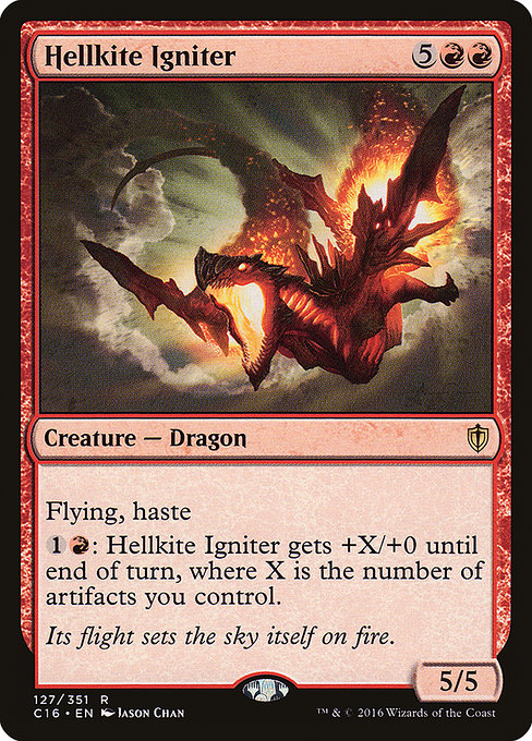 Commander 2016 - 127 - Hellkite Igniter - Rare - R - Non-foil