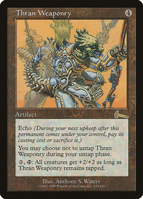 Urza's Legacy - 135 - Thran Weaponry - Rare - C - Non-foil