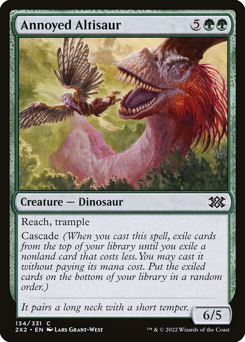 Double Masters 2022 - 134 - Annoyed Altisaur - Common - G - Non-foil