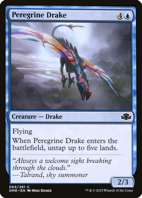 Dominaria Remastered - 65 - Peregrine Drake - Common - U - Non-foil