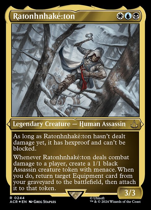Assassin's Creed - 244 - Ratonhnhaké꞉ton - Rare - Multi - Non-foil