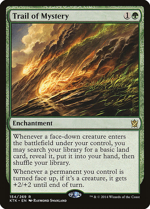 Khans of Tarkir - 154 - Trail of Mystery - Rare - G - Foil