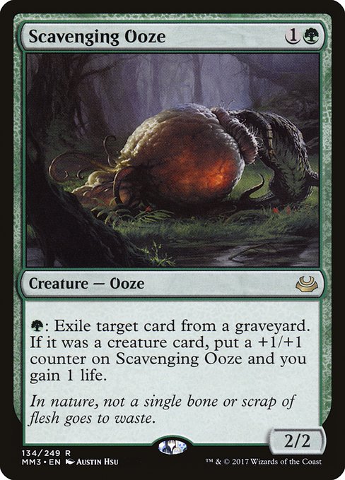 Modern Masters 2017 - 134 - Scavenging Ooze - Rare - G - Non-foil
