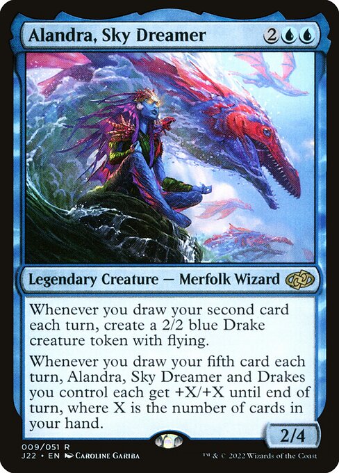 Jumpstart 2022 - 9 - Alandra, Sky Dreamer - Rare - U - Non-foil