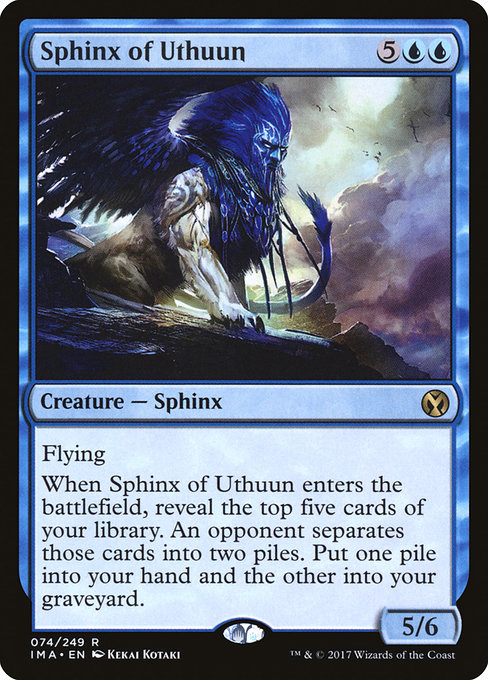Iconic Masters - 74 - Sphinx of Uthuun - Rare - U - Non-foil