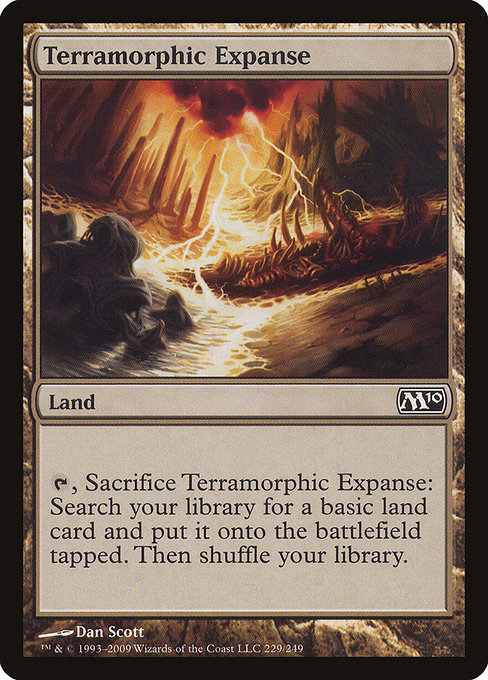 Magic 2010 - 229 - Terramorphic Expanse - Common - C - Non-foil