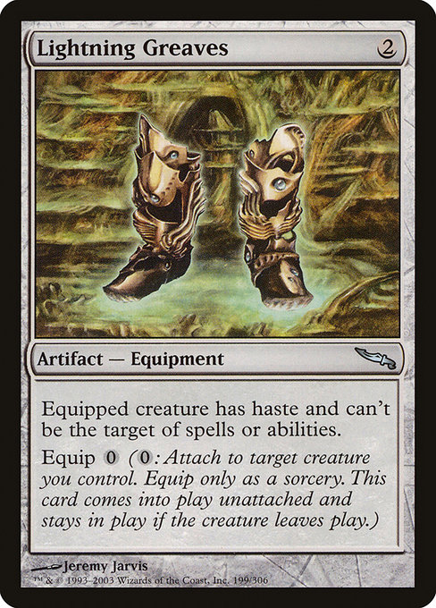Mirrodin - 199 - Lightning Greaves - Uncommon - C - Non-foil
