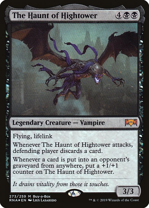 Ravnica Allegiance - 273 - The Haunt of Hightower - Mythic - B - Foil - Promo