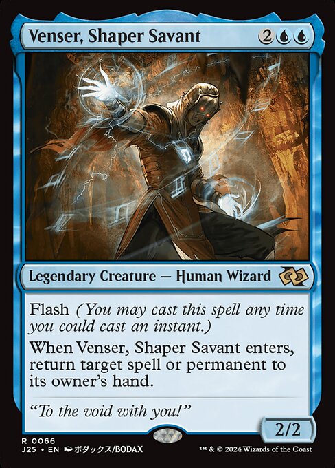 Foundations Jumpstart - 66 - Venser, Shaper Savant - Rare - U - Non-foil