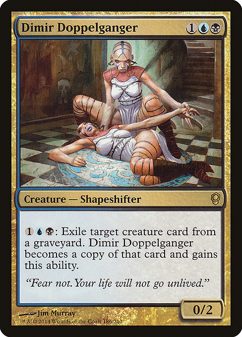 Conspiracy - 186 - Dimir Doppelganger - Rare - UB - Non-foil