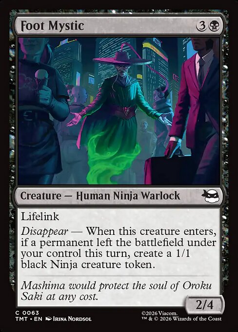 Teenage Mutant Ninja Turtles - 63 - Foot Mystic - Common - B - Non-foil