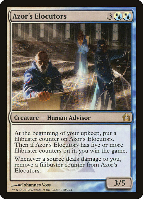 Return to Ravnica - 210 - Azor's Elocutors - Rare - WU - Non-foil