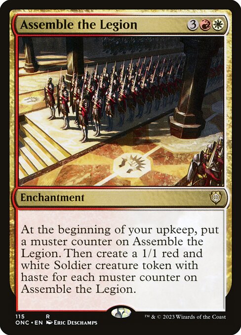 Phyrexia: All Will Be One Commander - 115 - Assemble the Legion - Rare - WR - Non-foil