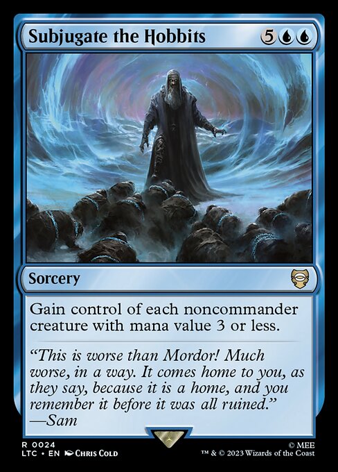 Tales of Middle-earth Commander - 24 - Subjugate the Hobbits - Rare - U - Non-foil