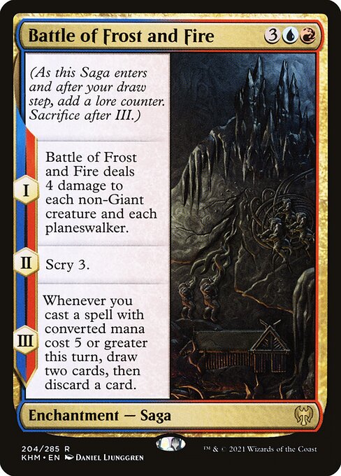Kaldheim - 204 - Battle of Frost and Fire - Rare - UR - Non-foil