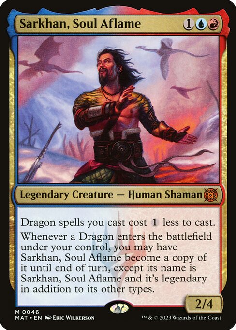 March of the Machine: The Aftermath - 46 - Sarkhan, Soul Aflame - Mythic - UR - Foil
