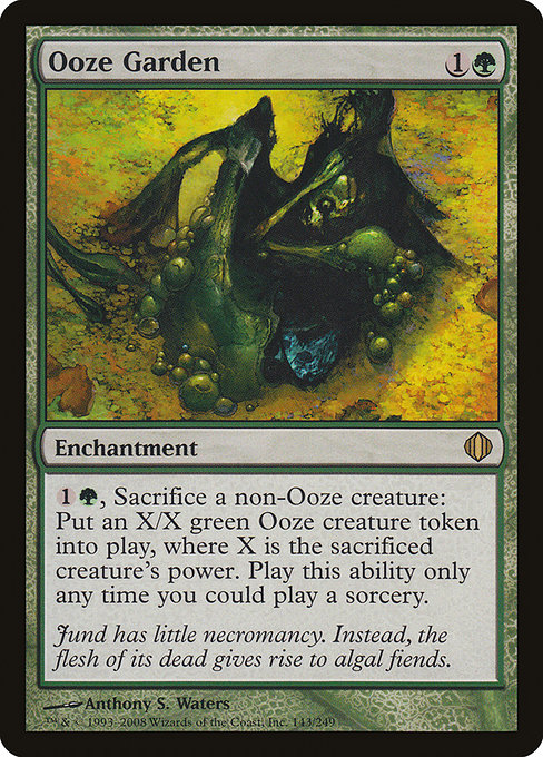Shards of Alara - 143 - Ooze Garden - Rare - G - Non-foil