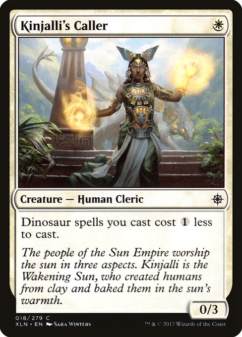 Ixalan - 18 - Kinjalli's Caller - Common - W - Non-foil