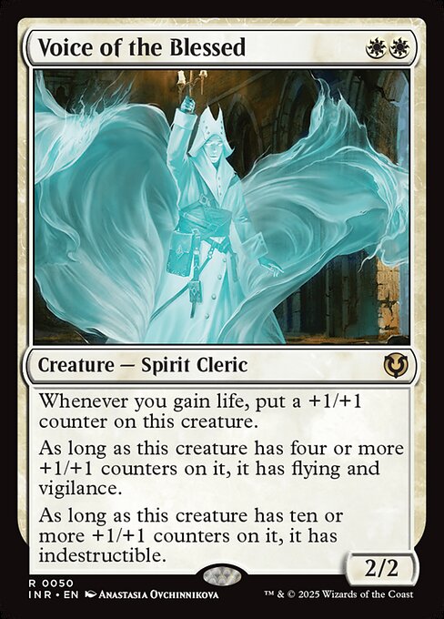 Innistrad Remastered - 50 - Voice of the Blessed - Rare - W - Non-foil