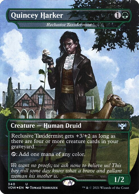 Innistrad: Crimson Vow - 340 - Reclusive Taxidermist - Uncommon - G - Foil