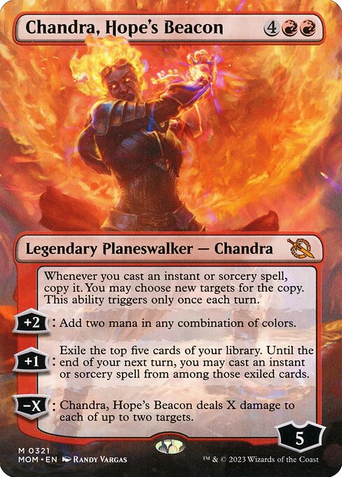 March of the Machine - 321 - Chandra, Hope's Beacon - Mythic - R - Non-foil