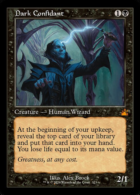 Ravnica Remastered - 323 - Dark Confidant - Mythic - B - Foil
