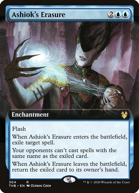 Theros Beyond Death - 304 - Ashiok's Erasure - Rare - U - Non-foil