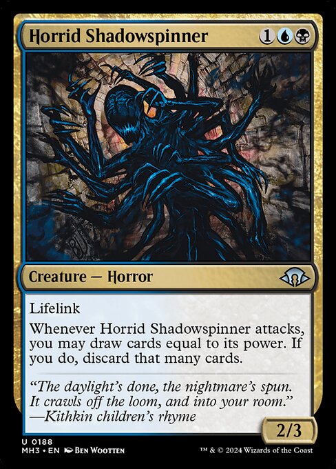 Modern Horizons 3 - 188 - Horrid Shadowspinner - Uncommon - UB - Non-foil