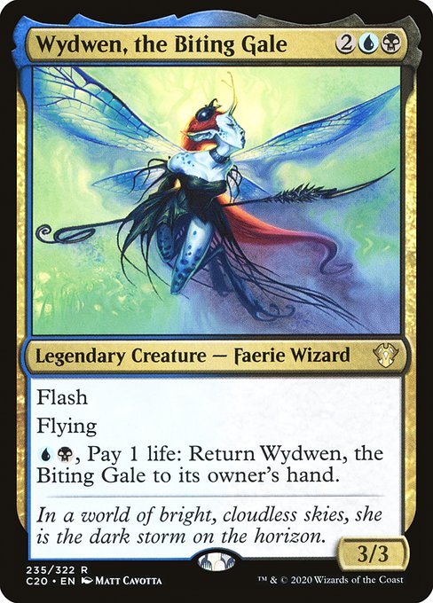 Commander 2020 - 235 - Wydwen, the Biting Gale - Rare - UB - Non-foil