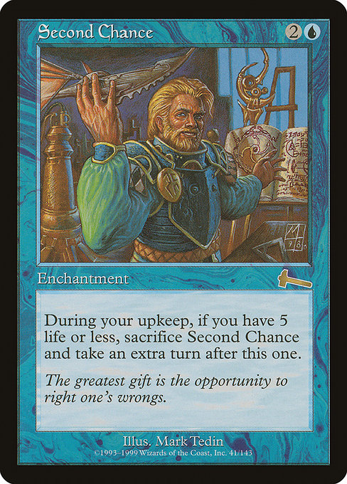 Urza's Legacy - 41 - Second Chance - Rare - U - Non-foil