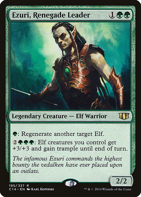 Commander 2014 - 195 - Ezuri, Renegade Leader - Rare - G - Non-foil
