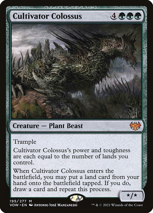 Innistrad: Crimson Vow - 195 - Cultivator Colossus - Mythic - G - Non-foil