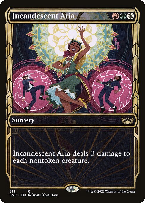 Streets of New Capenna - 311 - Incandescent Aria - Rare - Multi - Non-foil